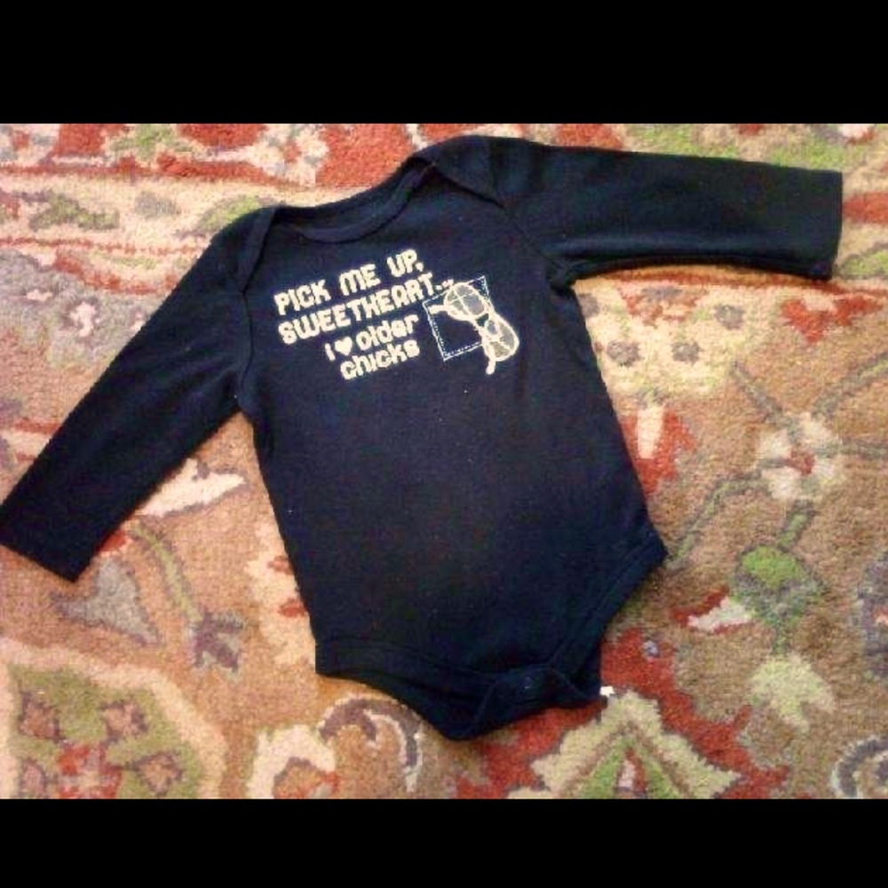 I Love Older Chicks Onesie | Funny Bodysuit